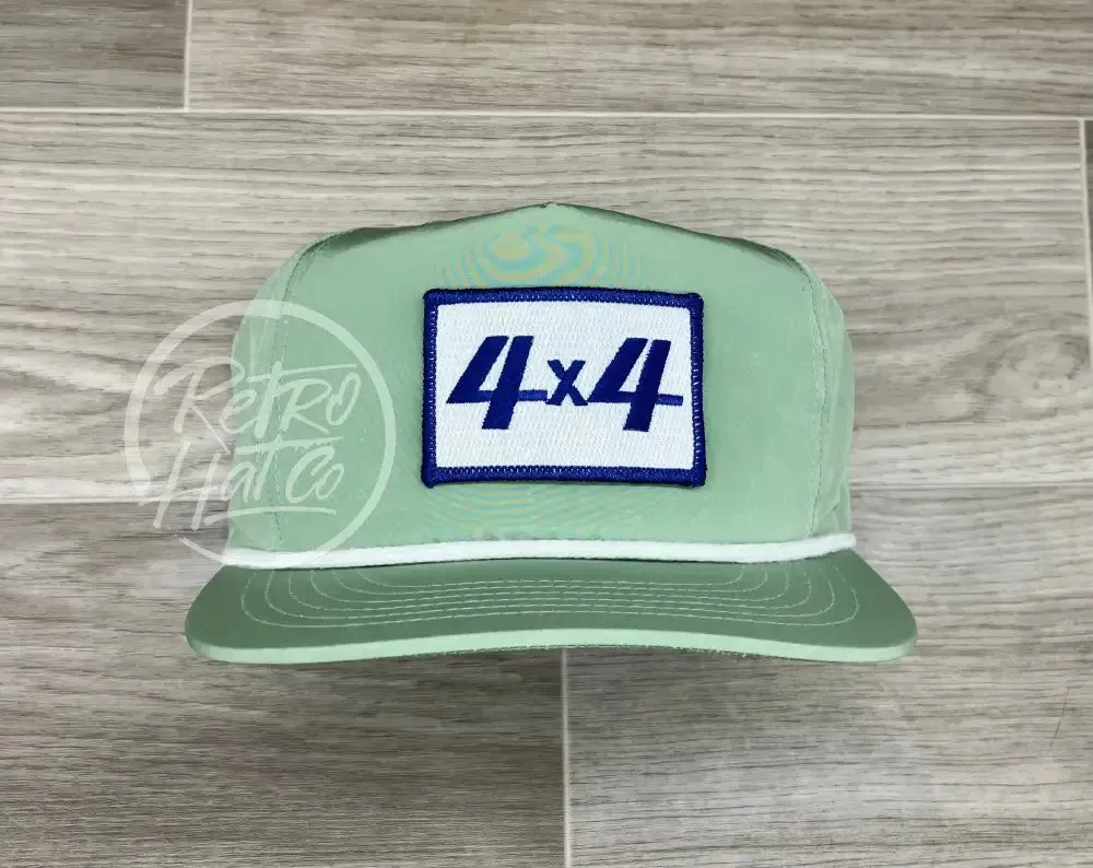 4x4 Off-road Patch on Retro Poly Rope Hat