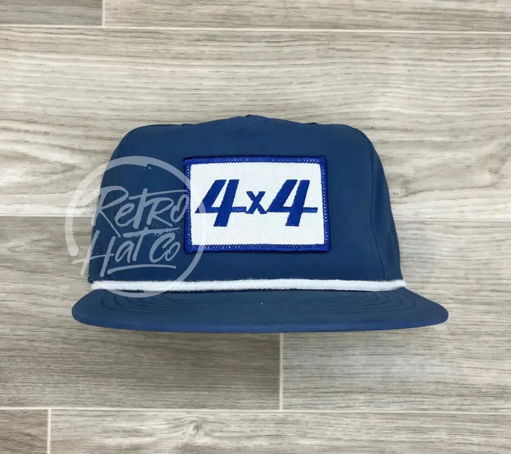 4x4 Off-road Patch on Retro Poly Rope Hat