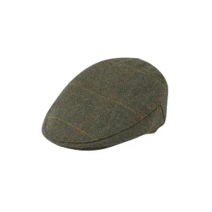 Alan Paine Rutland Tweed Waterproof Cap - Seaweed