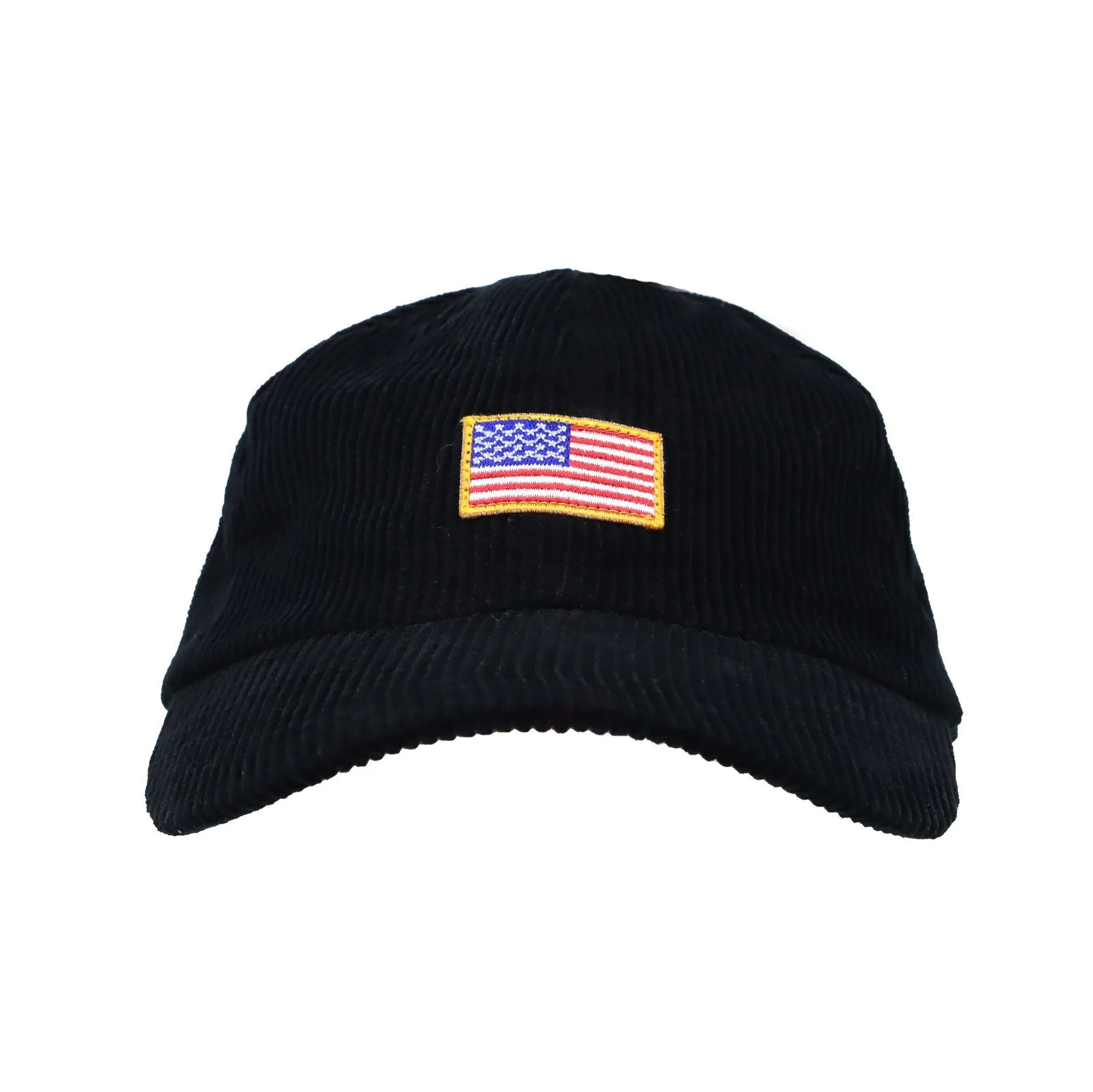 American Flag Hat Corduroy Baseball Dad Cap Adjustable MU21390