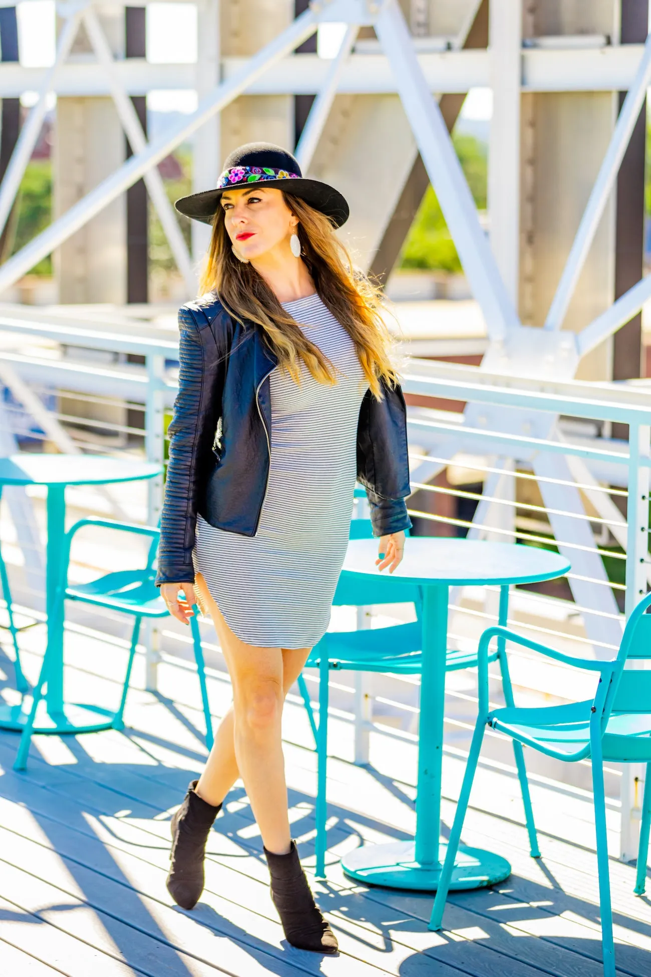 Black Floppy Hat