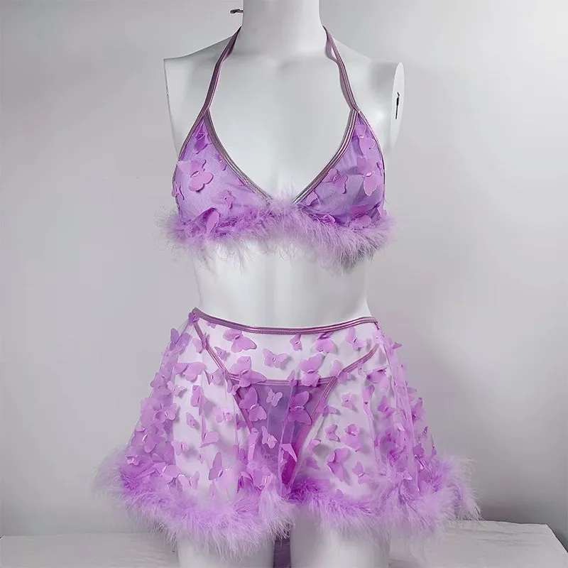 Blooming Butterfly Lingerie Set