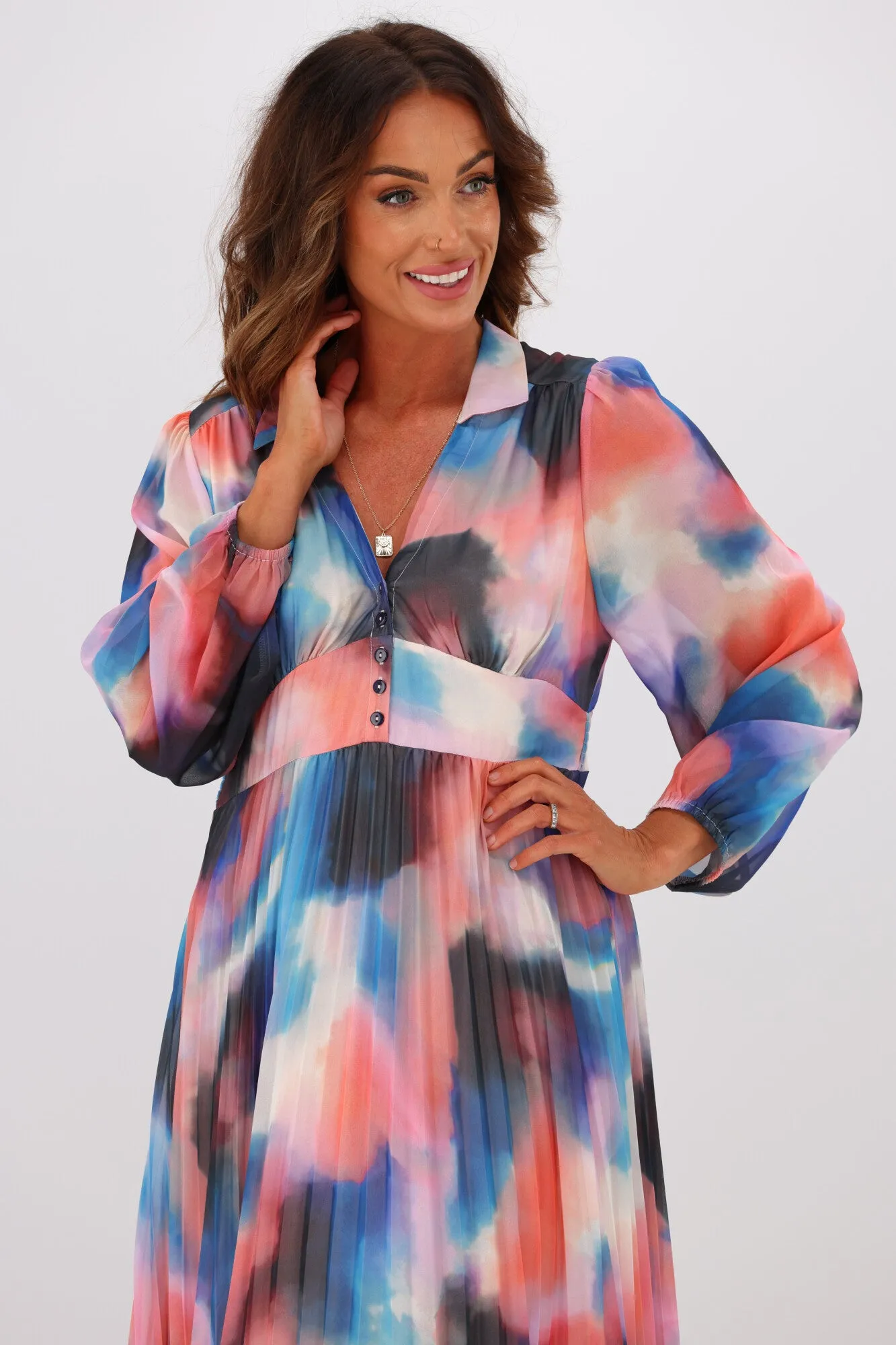 Boho Australia Janie Dress Multi Dye