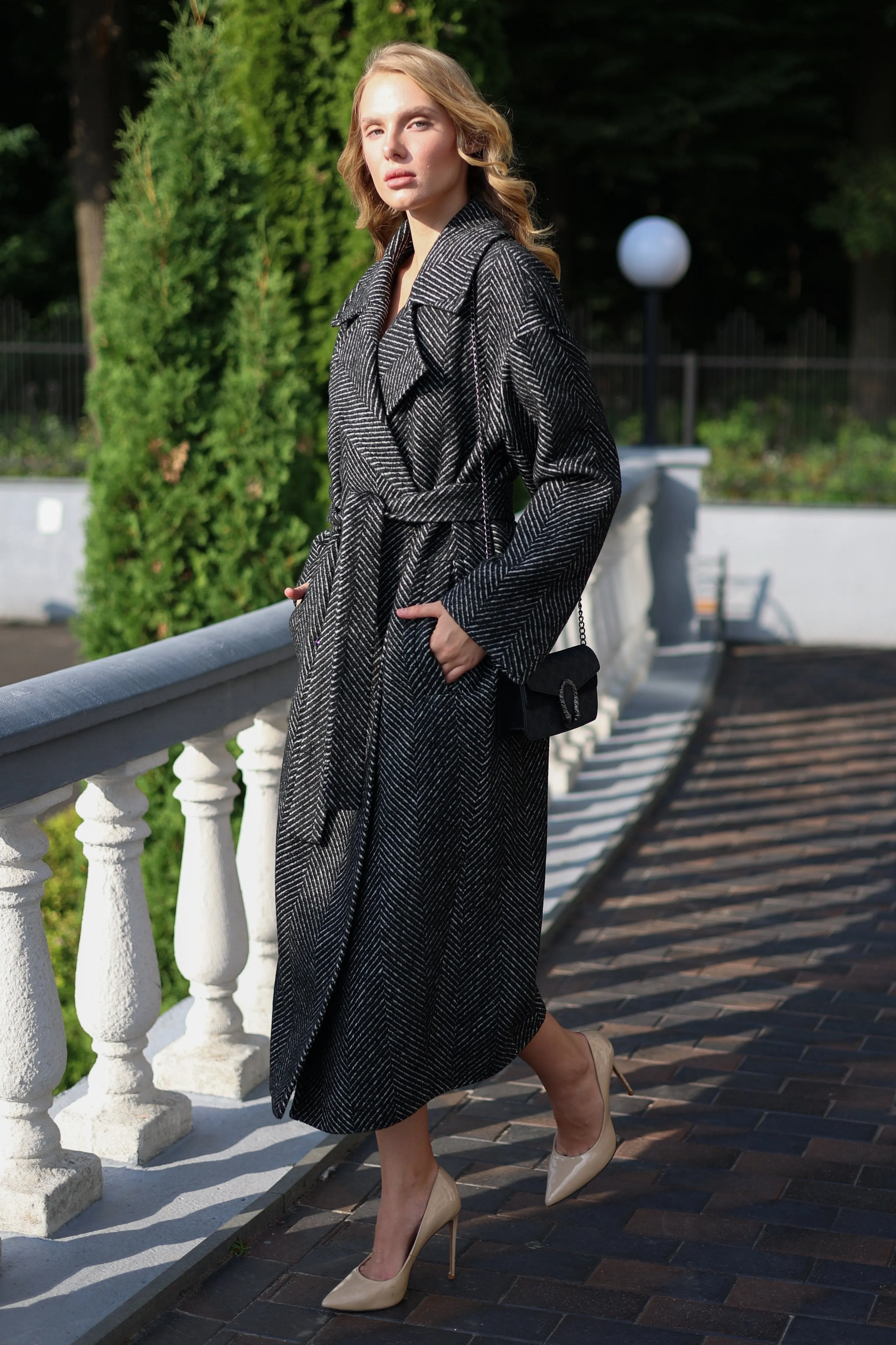 Classic Alpaca Wool Blend Coat