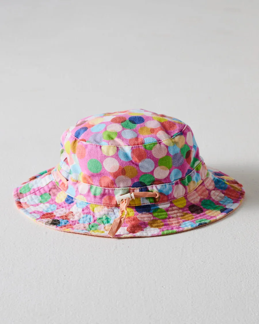 Confetti Pink Beach Hat