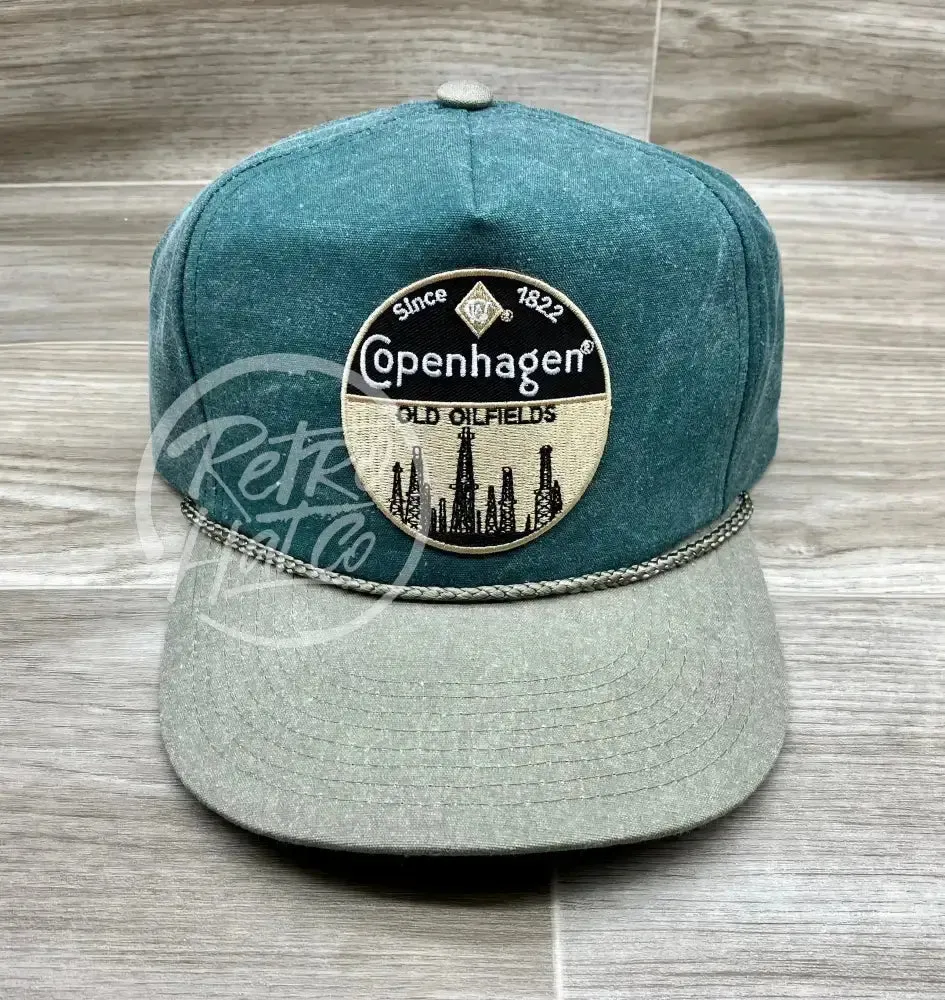 Copenhagen Oilfield Patch on Retro Stonewashed Rope Hat