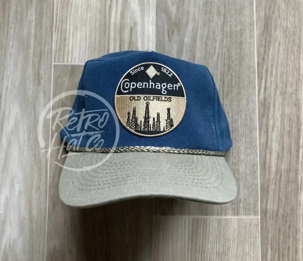 Copenhagen Oilfield Patch on Retro Stonewashed Rope Hat