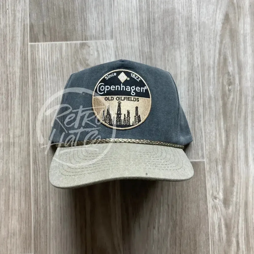 Copenhagen Oilfield Patch on Retro Stonewashed Rope Hat