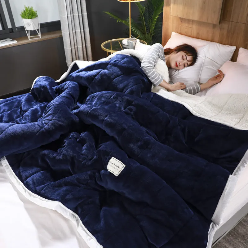 Coperte in Pile Spesse e Morbide – Coperte Invernali di Lusso per Letto Singolo