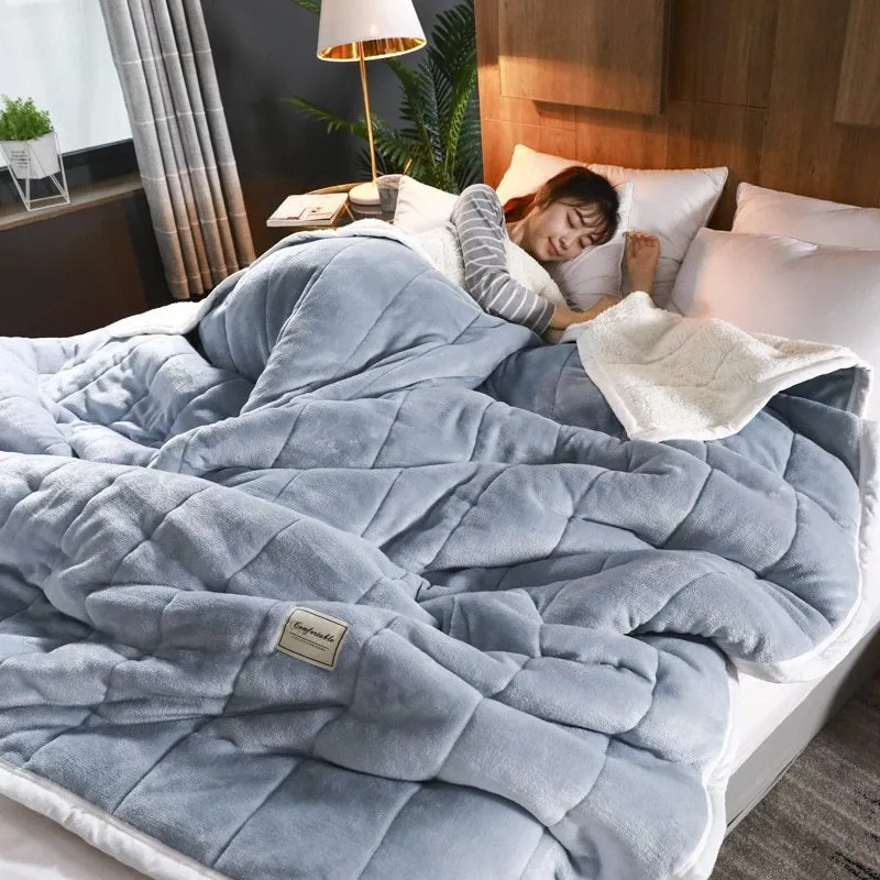 Coperte in Pile Spesse e Morbide – Coperte Invernali di Lusso per Letto Singolo