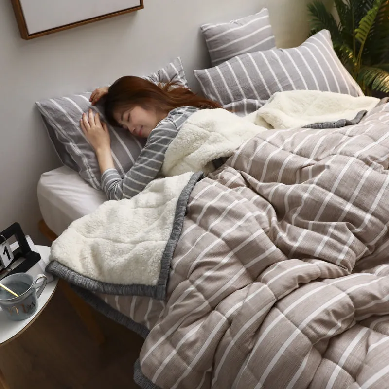 Coperte in Pile Spesse e Morbide – Coperte Invernali di Lusso per Letto Singolo