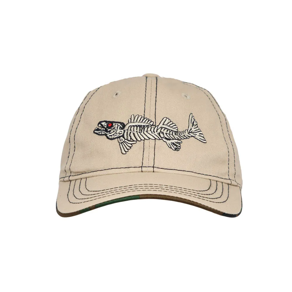 Cotton Fishing Hat Fish Bone Embroidery Trucker Dad Baseball Cap YZ10119