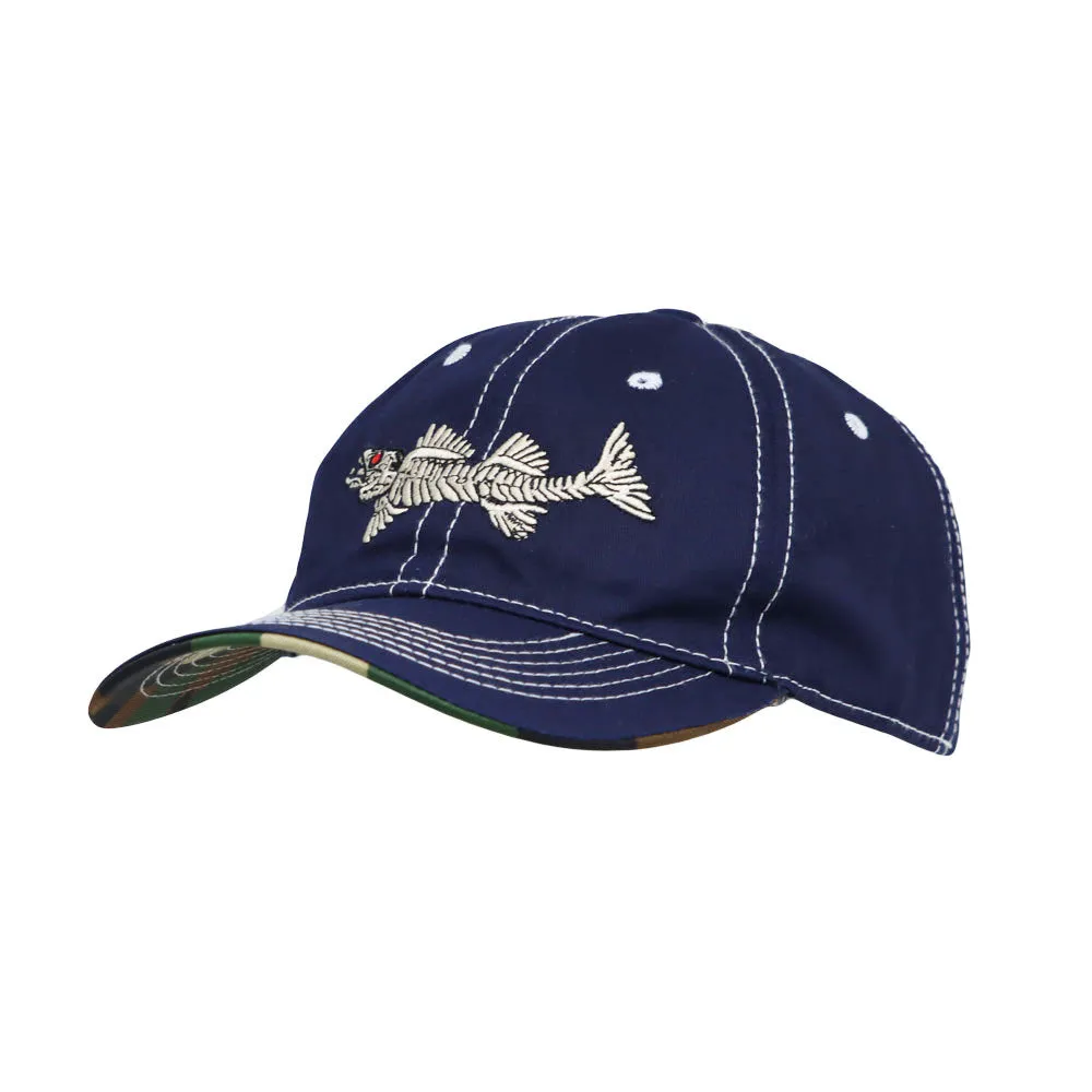 Cotton Fishing Hat Fish Bone Embroidery Trucker Dad Baseball Cap YZ10119