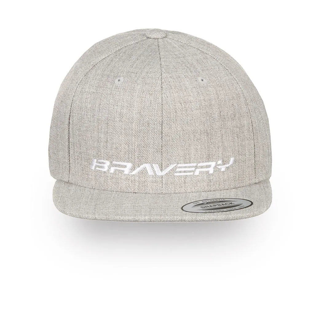 Covert Flexfit® Flat Peak Cap- Grey Marl