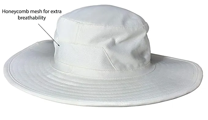 Cricket Hat Traditional Solid White Color