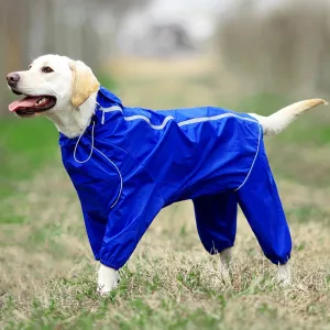 Dog Waterproof Zipper Jumpsuit