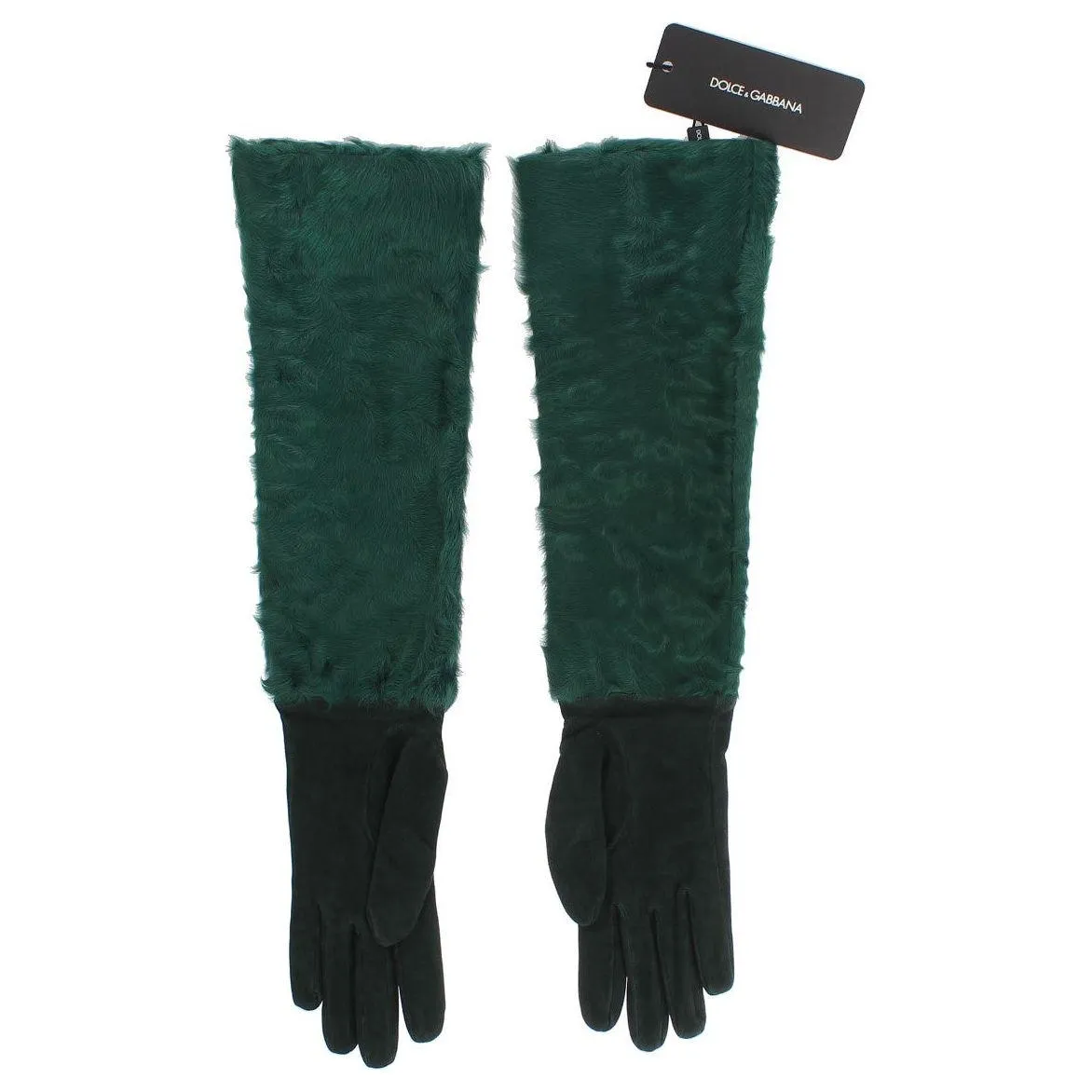 Dolce & Gabbana Elegant Elbow-Length Leather Gloves