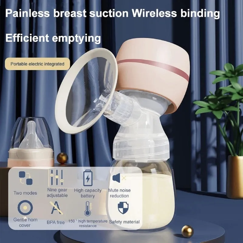 Electric Breast Pump for Hands Release Milk Suction Machine Backflow Resistance Automatic Breast Pump Low Noise 2 Modes July5 22