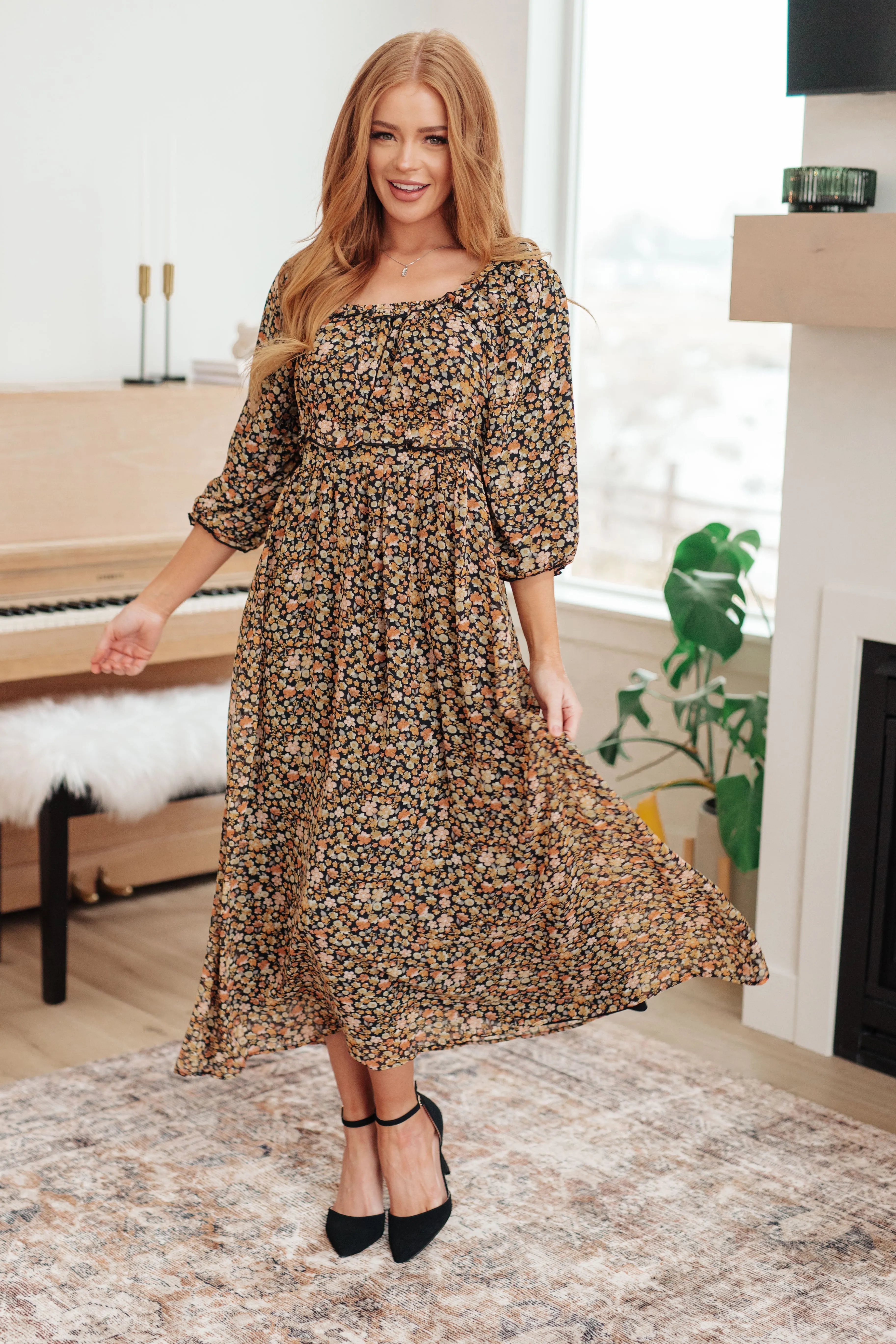 Everly Floral Maxi Dress