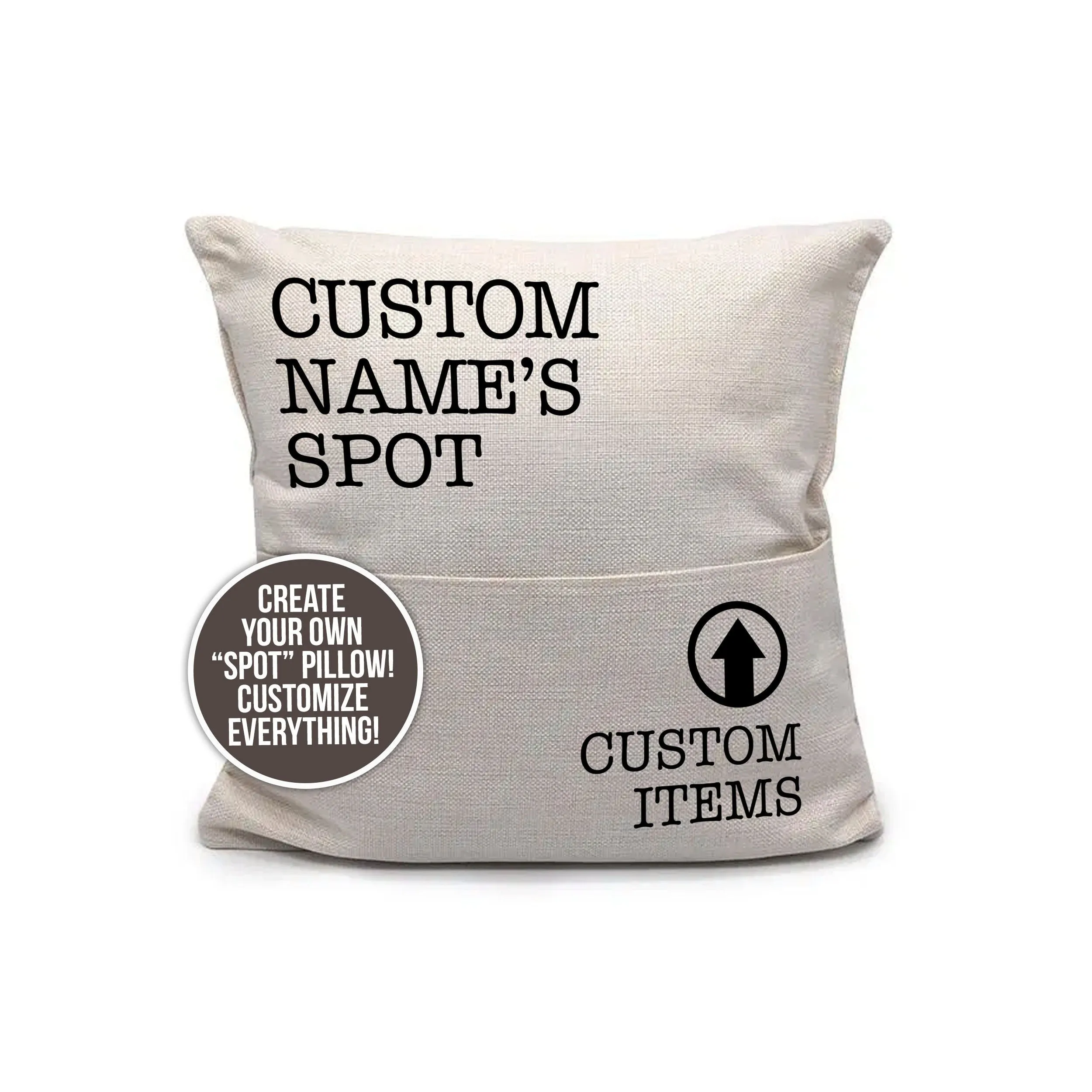 father's day pillow dad's spot remote goes here faux linen pillowcase pillow great gift for dad birthday christmas fathers day funny pillow