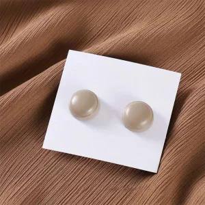 Frosted Magnet Hijab Pins- Khaki