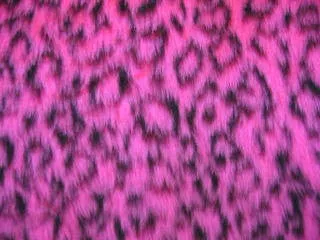 Fuzzy Pink Cheetah print faux fur car steering wheel cover