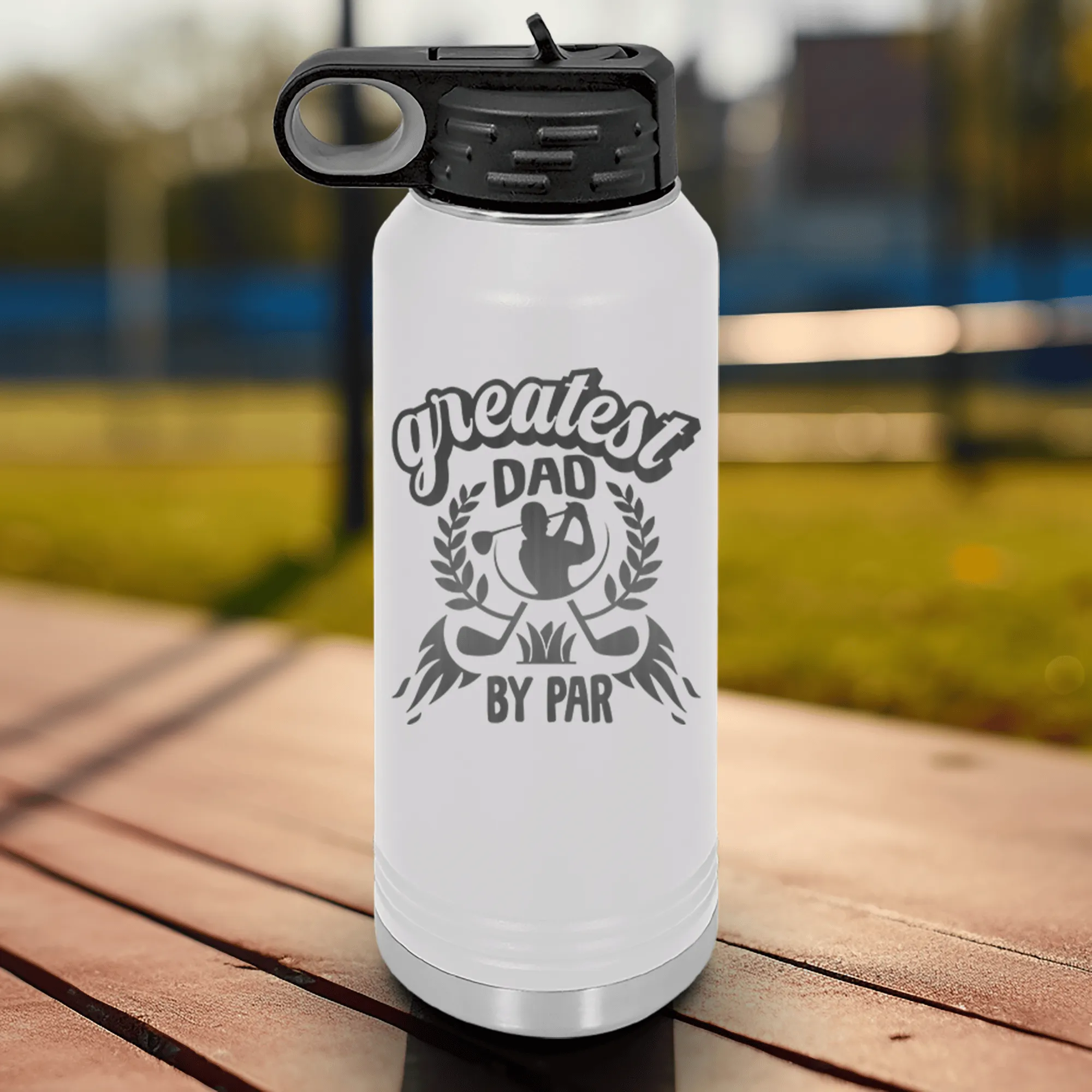 Greatest Dad By Par Water Bottle