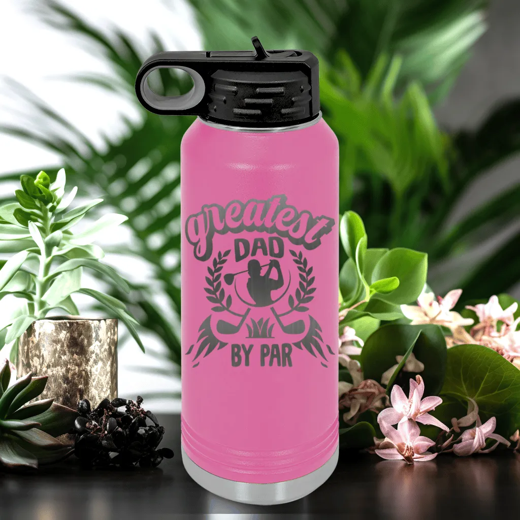 Greatest Dad By Par Water Bottle