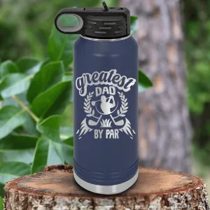 Greatest Dad By Par Water Bottle