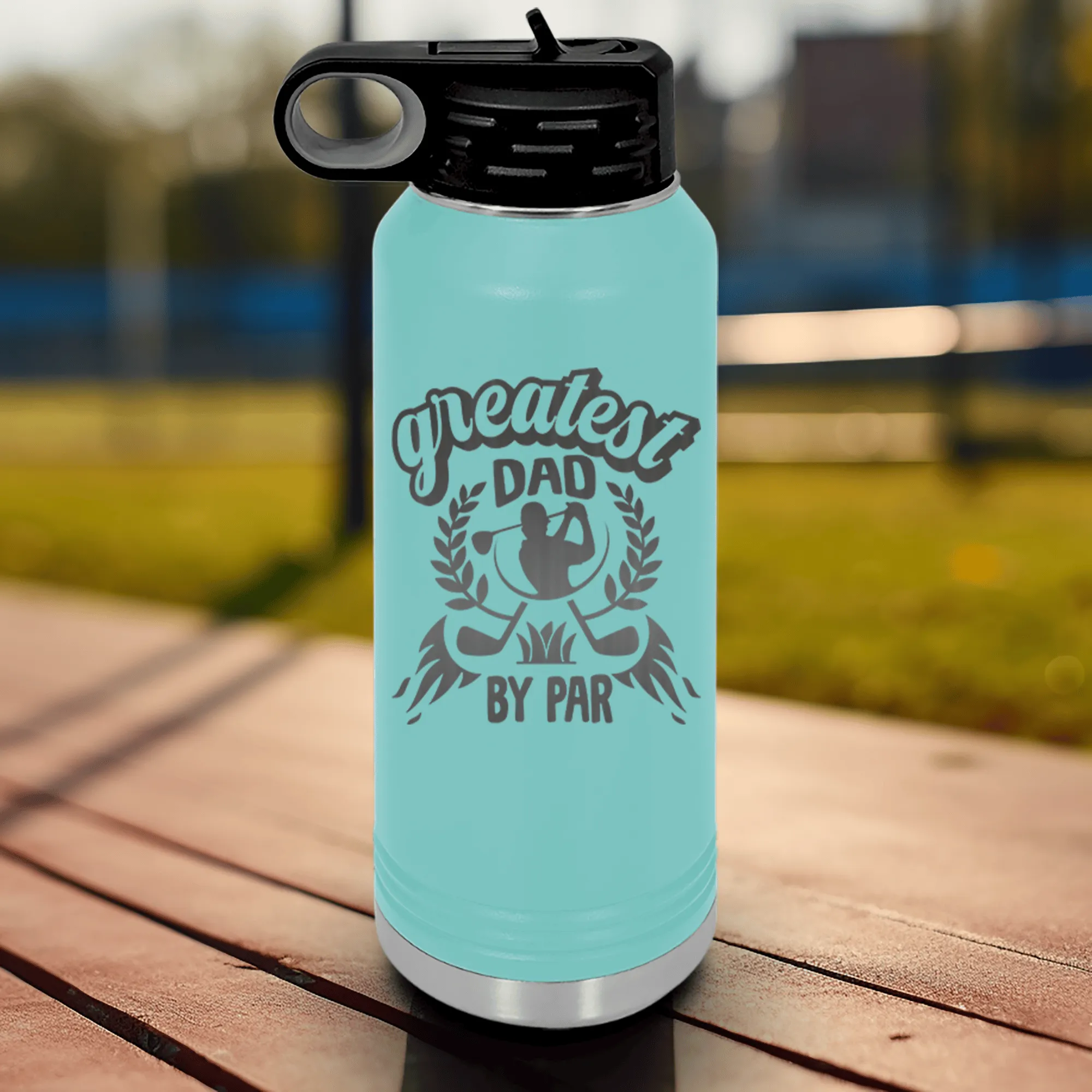 Greatest Dad By Par Water Bottle