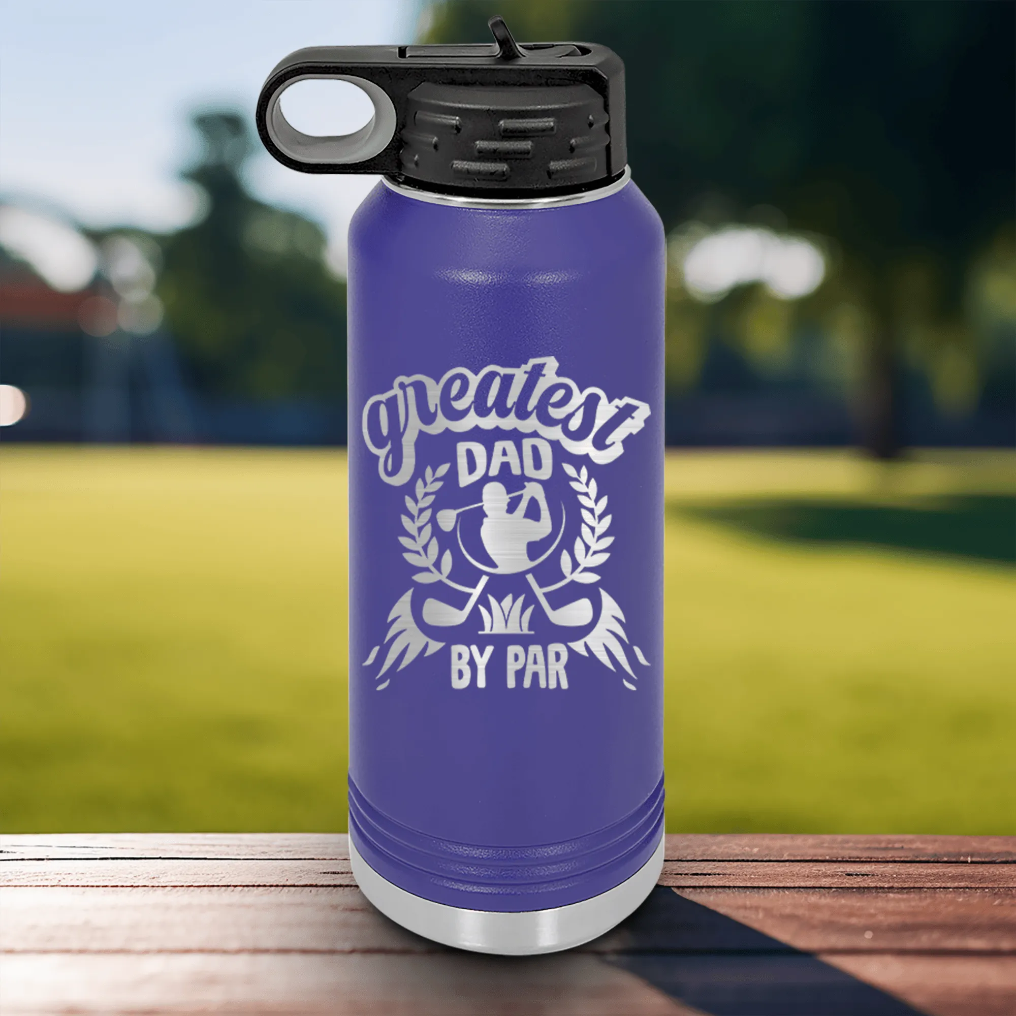 Greatest Dad By Par Water Bottle