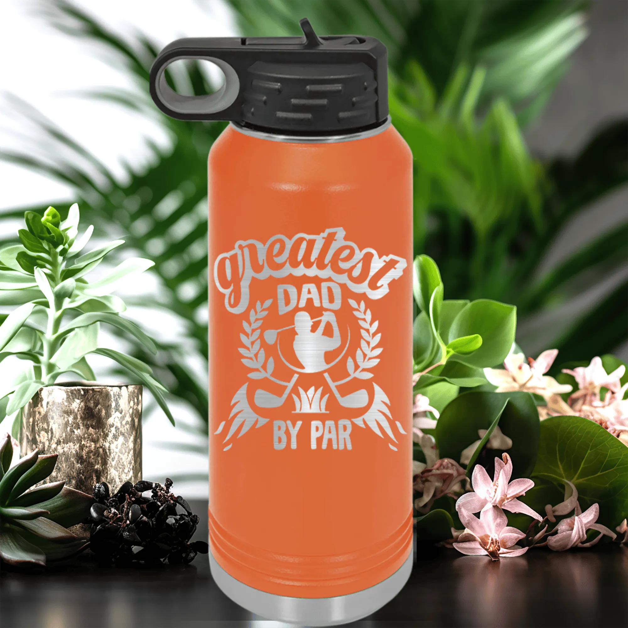 Greatest Dad By Par Water Bottle