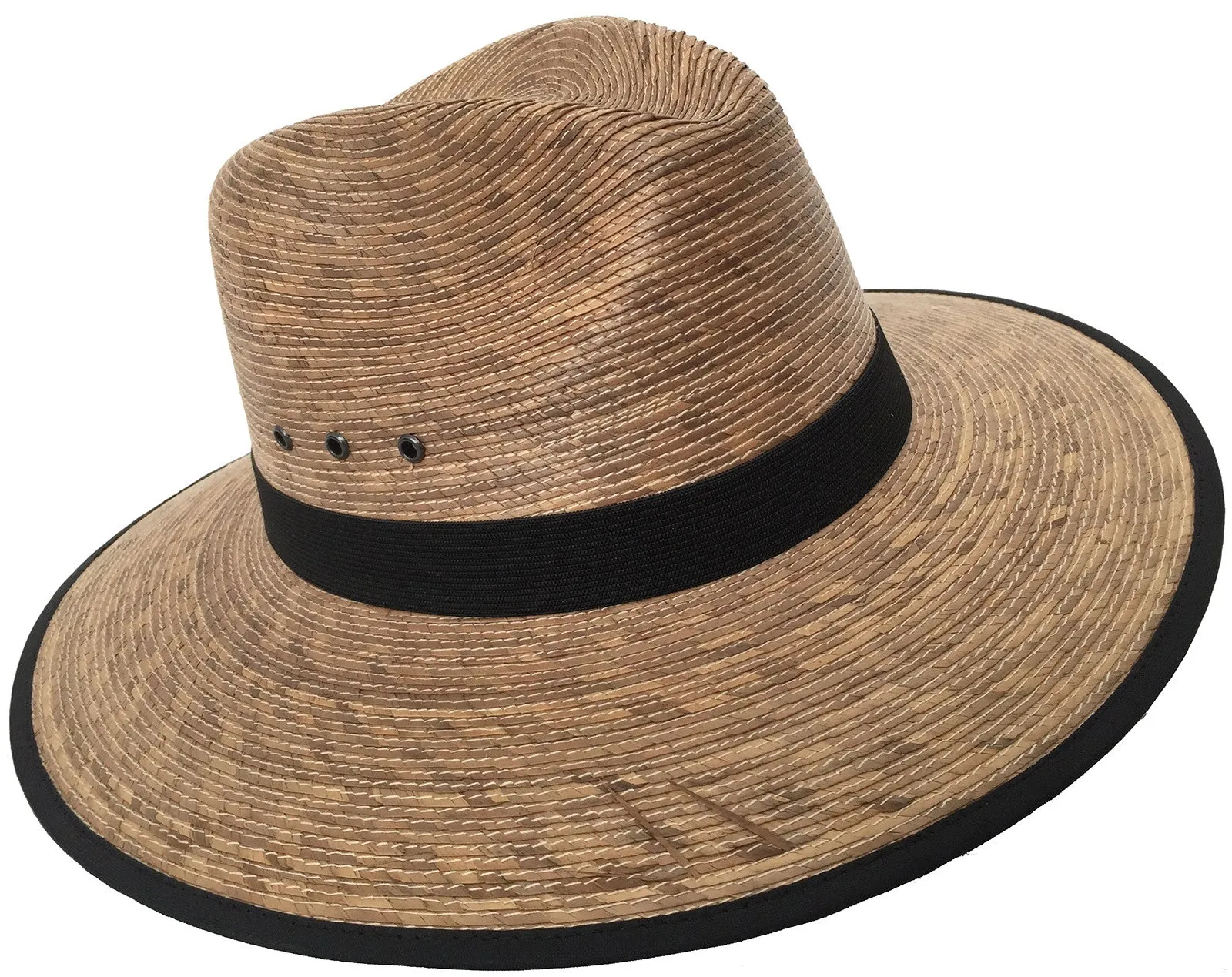 Headchange Mexican Moreno Palm Straw Safari Fedora Sun Hat