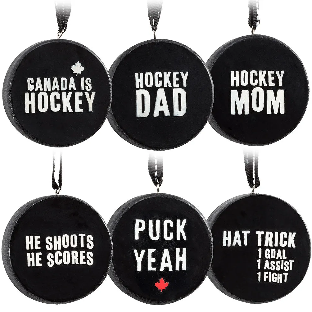 Hockey Puck Ornament