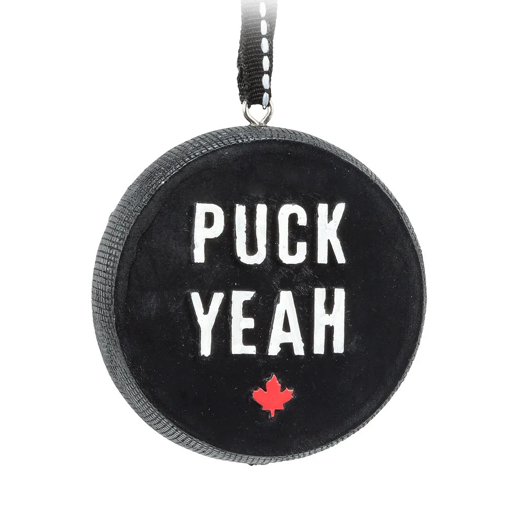 Hockey Puck Ornament