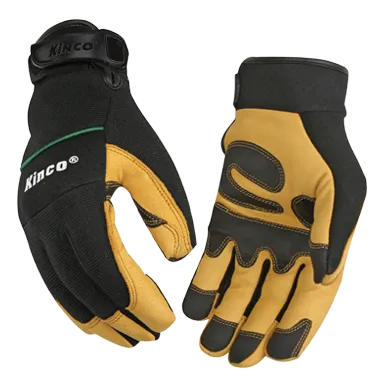 Kinco 102 Golden Premium Grain Goatskin Palm with XtremeGRIP Drivers Gloves (one dozen)