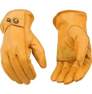 Kinco 199 Unlined Premium Grain Cowhide Leather Hem Drivers Gloves (One Dozen)