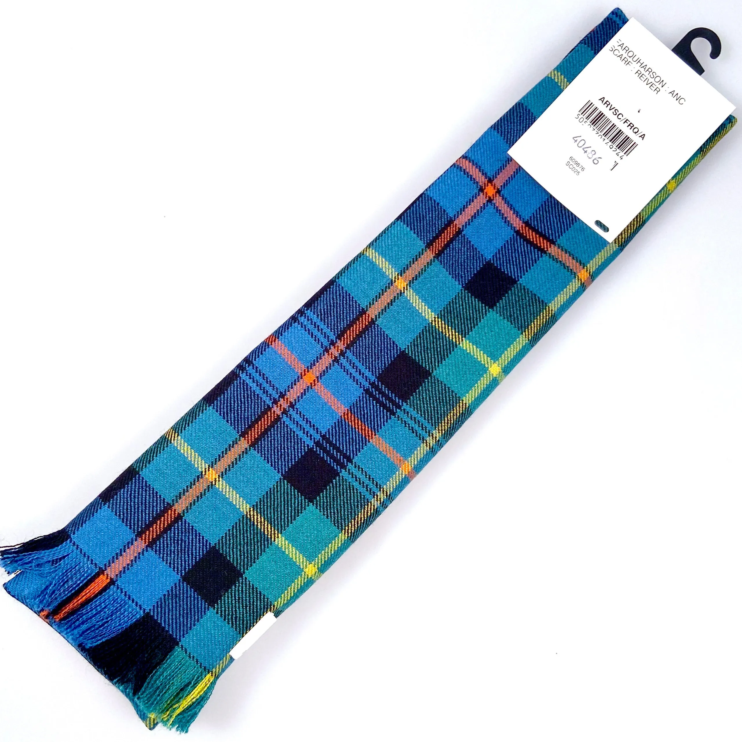 Luxury Lightweight Scarf in Farquharson Ancient Tartan