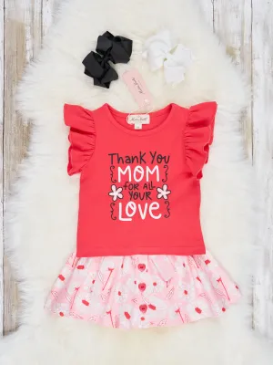 "Thank You Mom" Floral Outfit