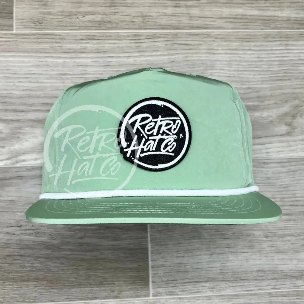 Retro Hat Co. Brand (Glow in the Dark) on Retro Poly Rope Hat