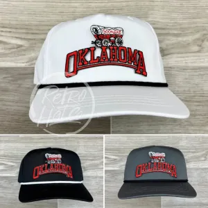 Retro Oklahoma OU Sooners Arch on Retro Rope Hat