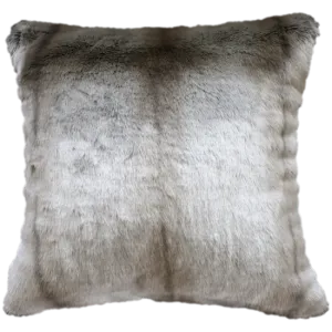 Silver Marten Faux Fur Cushion