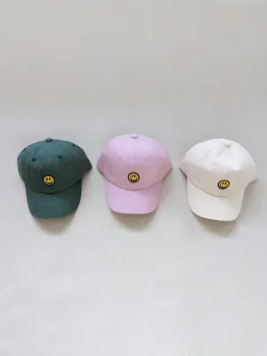 Smiley Embroidery Cap