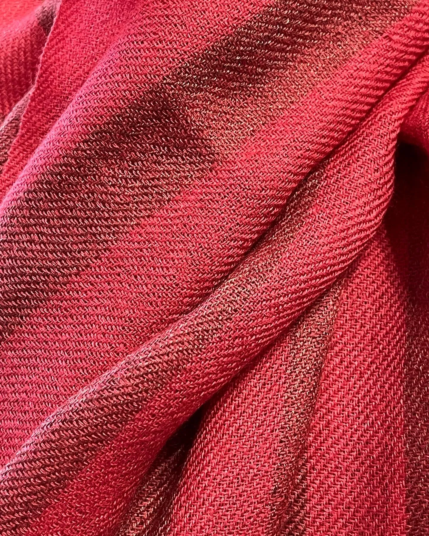 Strawberry striped scarf