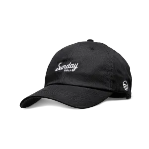 Sunday Golf Dad Hat | Matte Black