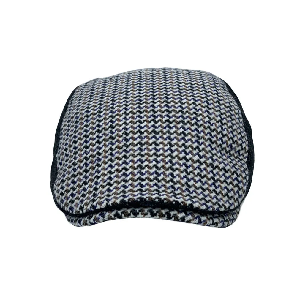 Wool Plaid Check Newsboy Cap - Ivy Gatsby Cabbie Hat - Winter Golf Driving Cap LD31577