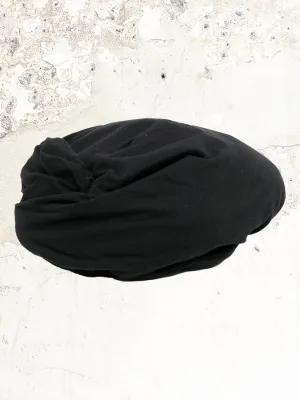 Yohji Yamamoto asymmetric cotton beret