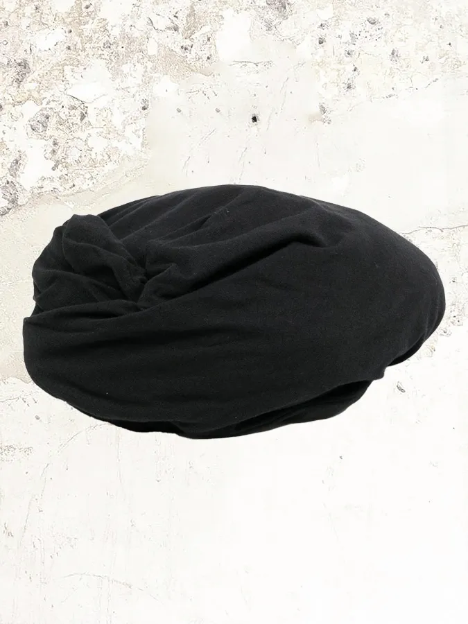 Yohji Yamamoto asymmetric cotton beret